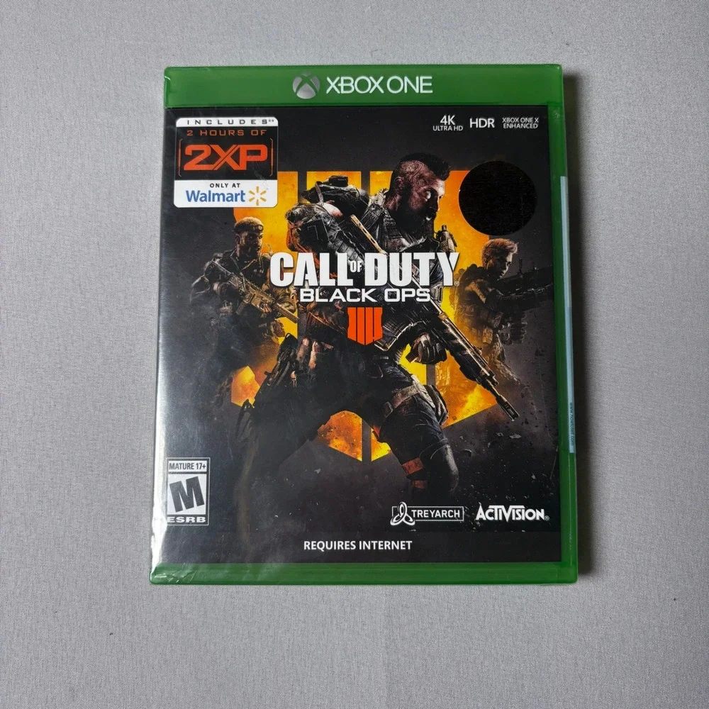 Call of Duty Black Ops 4 Xbox One Walmart Exclusive 2XP New Sealed 4K HDR